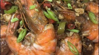 Salted Egg Prawns Recipe [upl. by Nama]