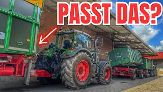 496 Immer weiter trotz 40 Liter REGEN 🌧️  Tandem Agroliner zu groß fürs Abkippband 🤔 [upl. by Laith]