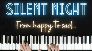 How to Reharmonize Silent Night from Happy to Sad │Jazz Piano Lesson 56 [upl. by Kerry]