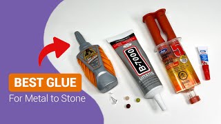 Best And Strongest Jewelry Glue  Testing 4 Glues For Metal To Gemstones  Stones and Findings [upl. by Airamahs104]