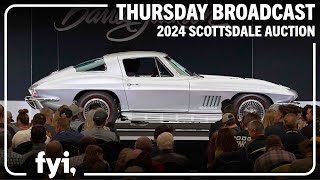 2024 SCOTTSDALE THURSDAY BROADCAST  Thursday January 25  BARRETTJACKSON 2024 AUCTION [upl. by Namilus590]