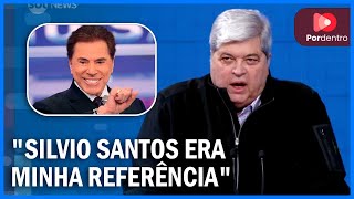 No SBT Datena se solidariza pela morte de Silvio Santos em debate à prefeitura de SP [upl. by Thora]