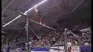 Svetlana Boginskaya  1997 World Professional Championships Day 1  Uneven Bars [upl. by Enaelem]