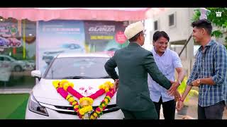 toyota Glanza 2024  Glanza car delivery cinematic video  Vinayak kalubarme  NS Production [upl. by Parlin]