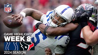 Indianapolis Colts vs Houston Texans  2024 Week 8 Game Highlights [upl. by Odnalor]