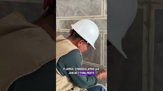 Láminas de piedra flexible 🌳 Decoración rápida y natural 👷arquitectura homedecor decoration diy [upl. by Xenophon]