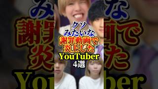 謝罪動画で大炎上したYouTuber4選かっつーさおりんyoutuber 雑学 [upl. by Eelarbed435]