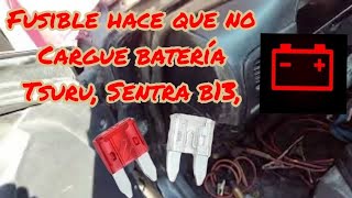 Un fusible hace que no cargue el alternador tsurusentrab13 [upl. by Micky25]