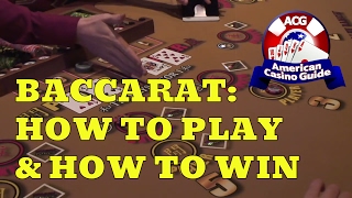 Baccarat  How to Play amp How to Win • The Jackpot Gents [upl. by Derayne522]