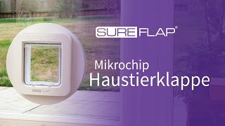 SureFlap Mikrochip Haustierklappe  So verwenden Sie den Reichweitentester [upl. by Merri628]