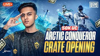 50K UC Arctic Conqueror Crate Opening  GodLSIMP is Back💛 [upl. by Olifoet]