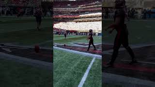 Younghoe Koo from the logo during pregame at Atlanta Falcons vs Seattle Seahawks football nfl [upl. by Roderigo637]