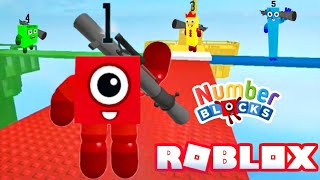 FUNNY NUMBERBLOCK BRICKBATTLE  Roblox [upl. by Meave131]