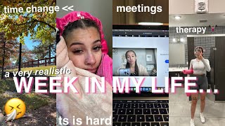 VLOG a REALISTIC week in my life ft seasonal depression 😀 let’s talk about it [upl. by Creedon838]