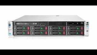 Installing Windows Server to HP Proliant DL 380p Gen8 [upl. by Atnoek]