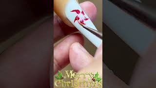 Christmas Nail Designs 2024 Christmas flowers MD NailArt Pro [upl. by Einneb]