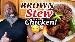 BROWN STEW CHICKEN [upl. by Werdnael]