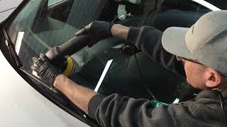 How To Remove Etching Scratches Imperfections From WindscreensGlass [upl. by Mannie]