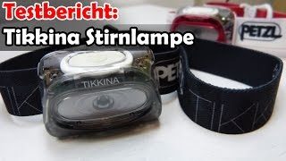 Petzl Tikkina E91 Stirnlampe im Test [upl. by Adam975]