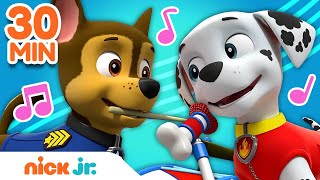 PAW Patrol 30 Minute Sing Along Song Compilation 🎵  Nick Jr [upl. by Yenial411]