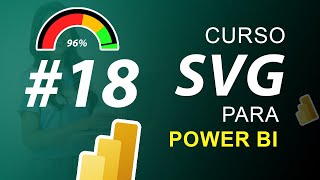 18 Dial Gauge SVG con 3 Colores Para Power BI [upl. by Sirret]