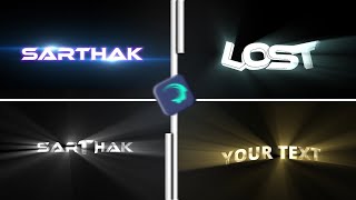 RAYS TEXT PRESET PACK ALIGHT MOTION  TEXT PACK LINKXML  ALIGHT MOTION VFX PACK [upl. by Genisia]