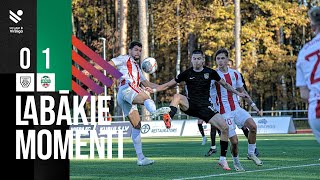 33 kārta Valmiera FC 01 FK Liepāja Labākie momenti [upl. by Tyne553]