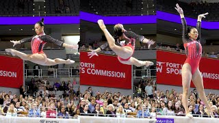 Sunisa Lee Slow Motion Balance Beam BB 2024 Xfinity Championships Senior Women Session 2 Day 2 [upl. by Annayar]