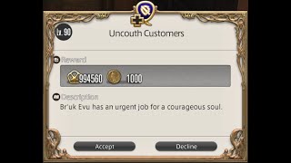 PC FFXIV 70  ROLE1  Uncouth Customers Lv90 [upl. by Vierno]