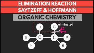 Elimination Reaction  Saytzeff and Hoffmann Rule  Organic Chemistry [upl. by Joanne]