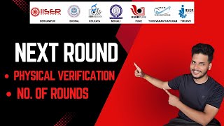 IISER next round and physical verification  iat iiser [upl. by Nonez854]