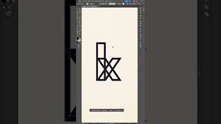 K letter logo design create in adobe illustrator shortsvideo shorts adobeillustrator logodesign [upl. by Seuqram345]