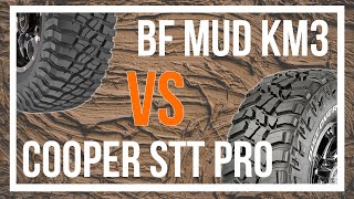 Tyre Comparison  BF MudTerrain KM3 VS Cooper STT Pro [upl. by Sansbury]