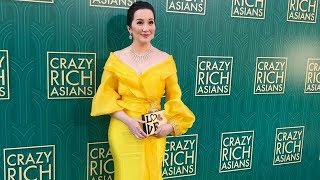 Kris Aquino dazzles at Crazy Rich Asians premiere in Hollywood [upl. by Eerot]