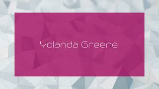 Yolanda Greene  appearance [upl. by Jamila406]