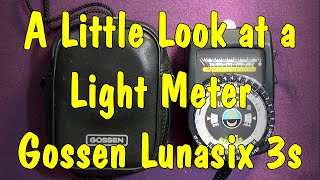 A Little Look at a Light Meter [upl. by Sorci625]