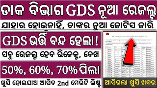 Odisha GDS 2nd Merit List 2024Odisha Postal GDS 2nd result DistrictWise Cutoff 2024GDS Result Date [upl. by Novhaj]