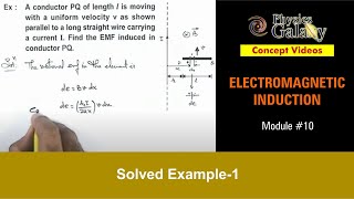 Class 12 Physics  Electromagnetic Induction  10 Solved Example1 on Electromagnetic Induction [upl. by Hoffer]