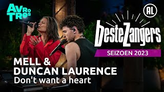 Mell amp Duncan Laurence  Dont want a heart  Beste Zangers 2023 [upl. by Abeu]