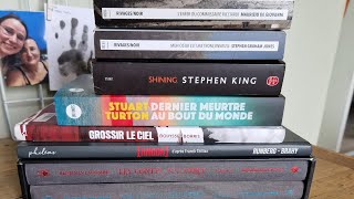 vlog mercredi 9 octobre bilan lectures book haul achats [upl. by Eeloj]