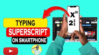 How to Type Superscript and Subscript Numbers or Letters on Android Phones [upl. by Linzy969]