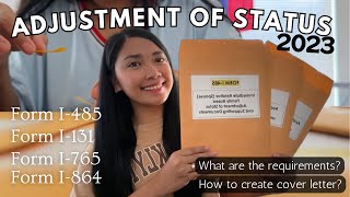 HOW TO ASSEMBLE ADJUSTMENT OF STATUS PACKET  Requirements  Cover Letter  Tips  Label  CharNaz [upl. by Hillel]