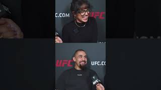 Robert Whittaker on his celebrity look alike LOL shorts ufc mma [upl. by Anegue]