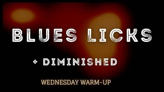 Blues guitar licks  DIMINISHED SCALE 🎸 [upl. by Sophia]