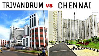 TRIVANDRUM vs CHENNAI Full View Comparison 2018 Plenty FactsTrivandrum City vs Chennai City 2018 [upl. by Birck]