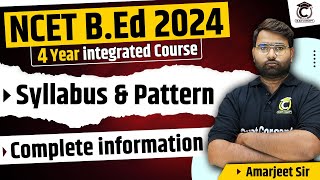 MAH BA BSc BEd CET Syllabus 2023  Exam Pattern for BA BSc BEd Entrance Exam 2023 [upl. by Gasper572]