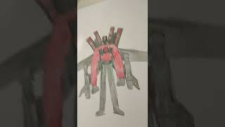 How to draw upgraded titan speaker man 🔥drawing [upl. by Llenal733]