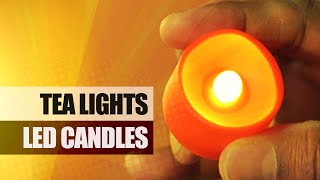 See How This Works Homemory Tea Lights Candles Battery Operated LED Colored Tealights Candles [upl. by Demodena]