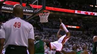 Dwyane Wade Stares Down Kevin Garnett HD [upl. by Amasa]