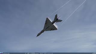 DCS MiG21Bis Overwing Vapor Effects Test 2 [upl. by Nennerb284]